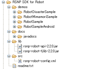 ロボットアプリケーション用SDK